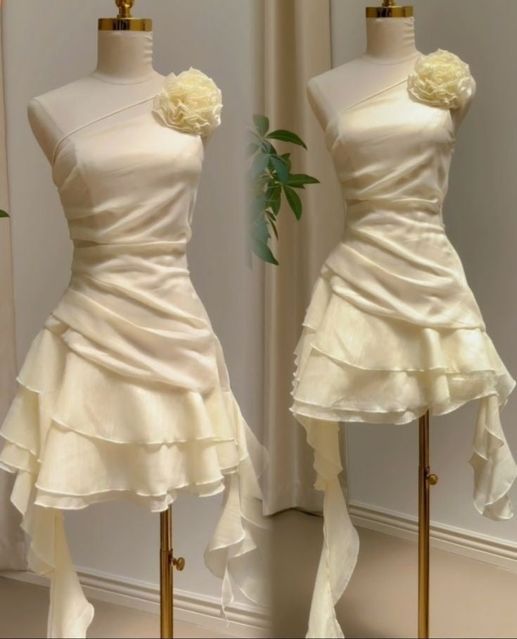 Chiffon Short elegant party gowns short evening dress