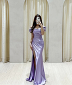 Lilac Evening Dresses Formal Party Dress Long Prom Gown
