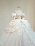 A line Evening Gown Long Party Prom Dresses Strapless Wedding Dresses
