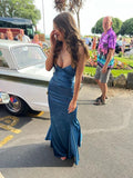 Charming Mermaid Sexy Sleeveless Prom Dress Formal Gown