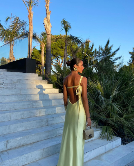 Yellow One Shoulder Prom Dresses Evening Dress Floor Length Party Gowns