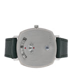 Stainless Steel Calfskin 35mm Grip Quartz Watch Green