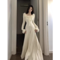 Women's Knitted Dress with Fitted Waist  G121