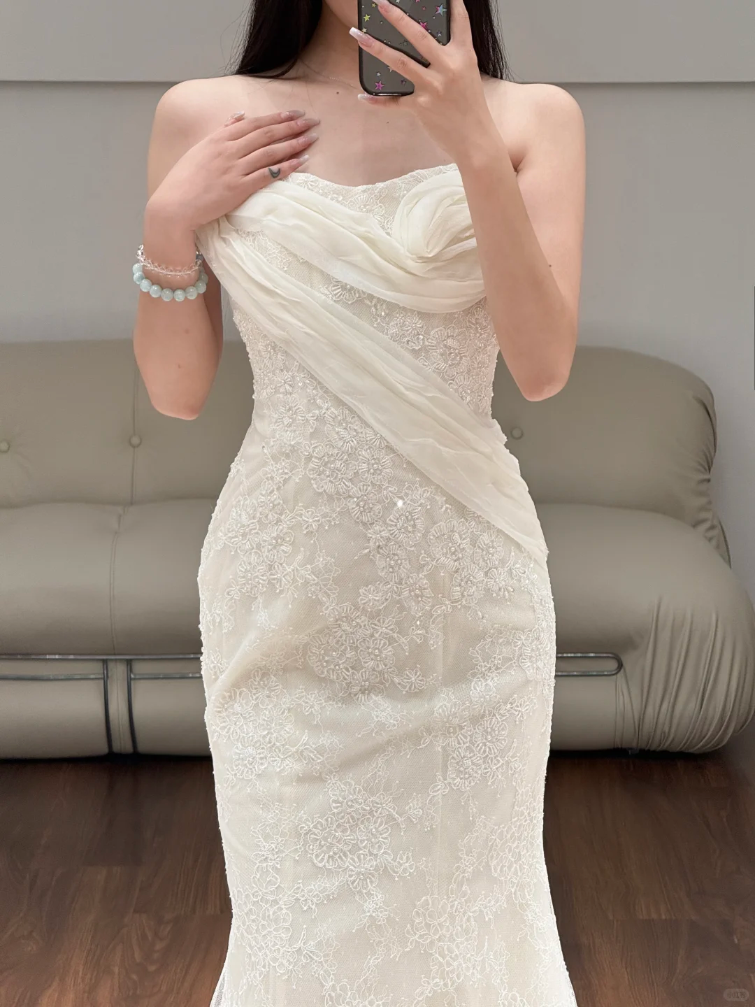 Mermaid Lace Wedding Dress White Elegant Wedding Gowns