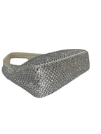 Prada White Re - Edition 2000 Satin Crystal Embellished Shoulder Bg