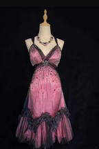 Vintage Spaghetti Strap Short A-Line  Homecoming Dress Backless Beaded Cocktail Dress Y8913