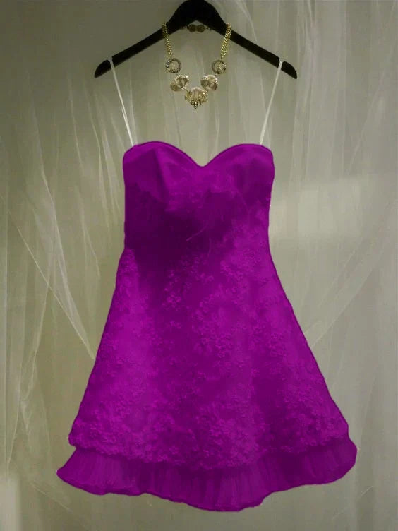 Sleeveless A Line Homecoming Dress Party Gowns