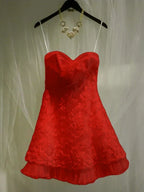 Sleeveless A Line Homecoming Dress Party Gowns