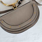 Chloé beige Leather Nile Bracelet Minaudiere crossbody bag