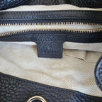 Gucci Black Leather Medium Soho Chain Tote