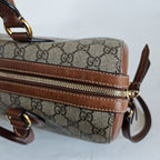 Gucci GG Supreme Monogram Boston Bag