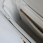 Celine Shiny White Teen Triomphe Bag