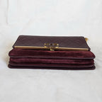 Chanel lady coco flap bag in burgundy