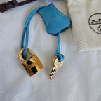 Hermès Ciel Swift Birkin 25 with Gold hardware