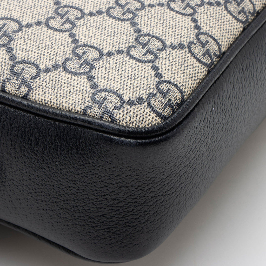 Gucci GG Supreme Ophidia Studded Web Flap Small Messenger