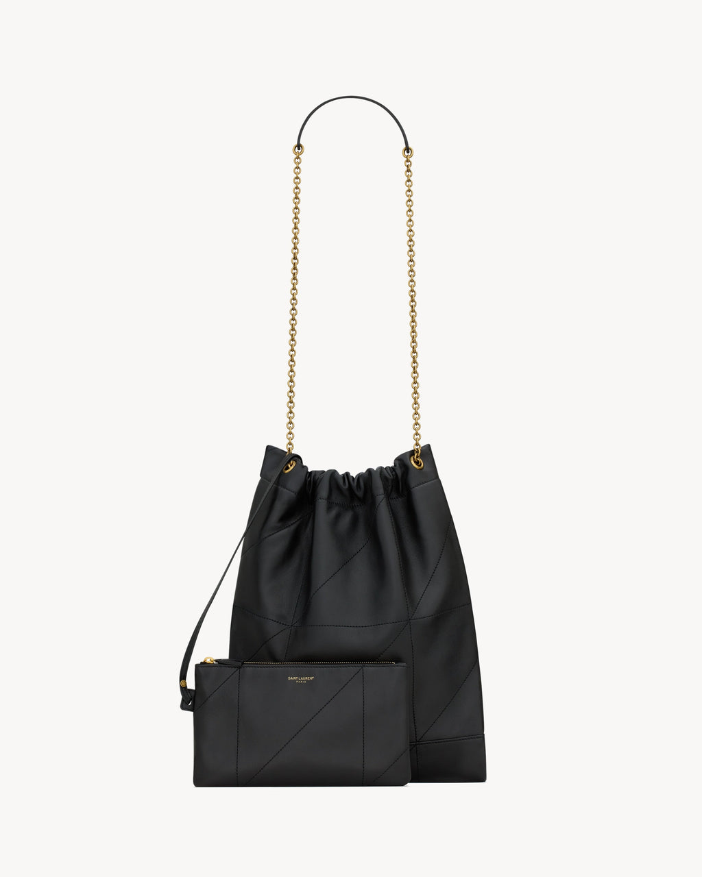 SAINT LAURENT JAMIE 4.3 POCHON aus Lammleder