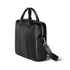 GUCCI MEDIUM GG BRIEFCASE WITH LOGO PLAQUE