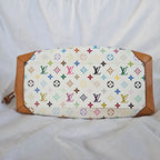 Louis Vuitton White Multicolor Monogram Canvas Ursula Bag