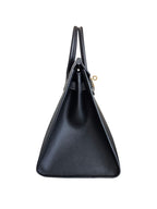 Hermès Black Epsom Sillier Leather Birkin 25 Bag GHW