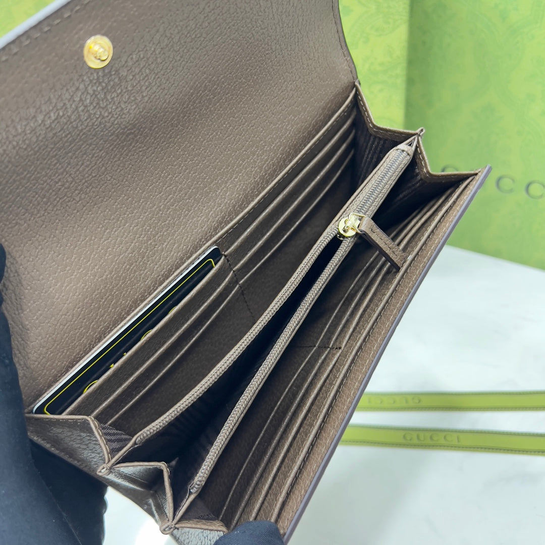 Gucci Ophidia Gg Continental Wallet