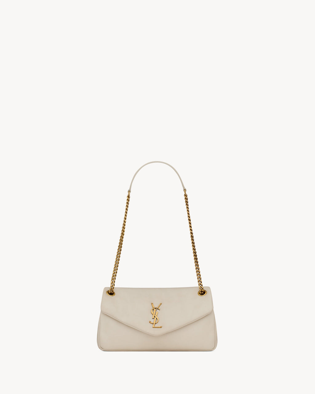 Saint Laurent Calypso small in plunged lambskin