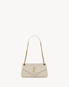 Saint Laurent Calypso small in plunged lambskin