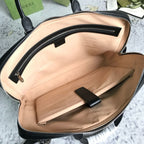 GUCCI Supreme Monogram Briefcase Black