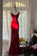 Pink retro floral print halter top, fitted waist, sexy long ball gown R7731