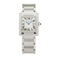 Stainless Steel 25mm Tank Francaise Quartz Watch