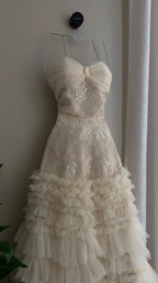 Elegant Sweetheart Neck Pink Sequin Tulle Lace Pleated Mermaid Long Party Dress Evening Gown