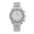 Stainless Steel Diamond Bezel Mother of Pearl 39mm Speedmaster Chronograph Automatic Watch 3535.70.00