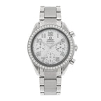 Stainless Steel Diamond Bezel Mother of Pearl 39mm Speedmaster Chronograph Automatic Watch 3535.70.00