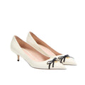 VALENTINO BEPOINTY PUMP IN PATENT LEATHER WHITE 6W2S0LQ0DAL A81