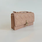 Dior Lady Dior top handle clutch bag