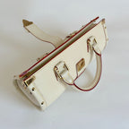 Louis Vuitton Epanoui PM cream leather tote bag