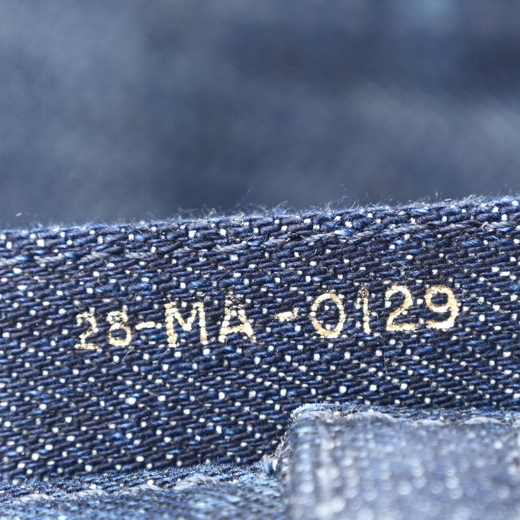 Denim Tie Dye Saddle Bag Blue
