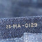 Denim Tie Dye Saddle Bag Blue