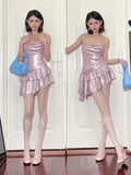Pink Short Party Dress Short Prom Dresses Homecoming Gowns      cg25626