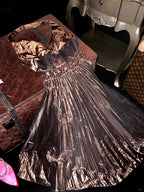 Brown Halter Vintage Homecoming Dress Short Prom Dress Party Dress    cg26075