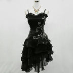 Sexy Cocktail Dress Straps Sleeveless Black Short Prom Dress Homecoming Dress     cg25838