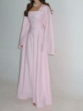A-Line Pink Prom Party Dresses Evening Dress    cg25873