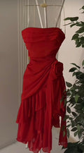 Sexy Red Party Dress Short Prom Dresses Homecoming Gowns      cg25616