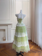 Vintage Multi-layered Evening Dresses Tulle Lace Party Gowns  cg25578