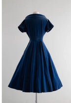 Blue Velvet Vintage Dresses Homecoming Dress Short Prom Dress Party Dress    cg26048