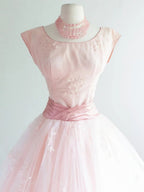 A Line Pink Vintage Homecoming Dress Short Prom Dress Party Dress    cg26053