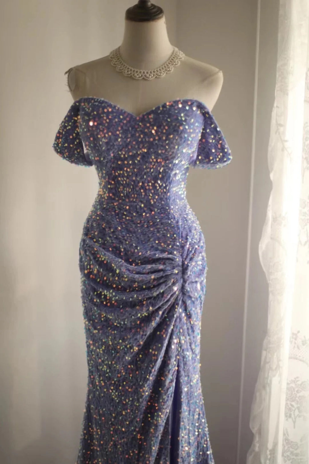 Long Mermaid Sequin Party Dress Evening Dress Prom Dresses     cg25756