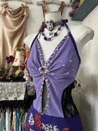 Purple Vintage Short Party Dress Cocktail Dresses Homecoming Dress     cg25810