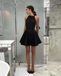 Sexy Halter Cocktail Dresses for Women Elegant Backless Short Gowns Graduation Party Birthday Dresses