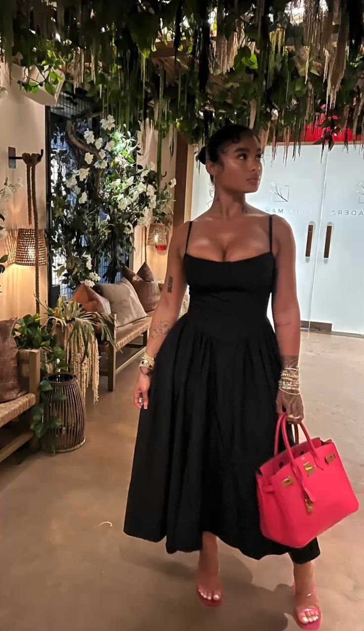 A line Black Evening Dresses Black Prom Party Gown