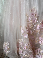 A Line Pink Prom Party Dresses Unique Long Evening Dress   cg25982